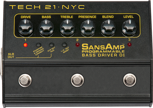 Tech 21 Sansamp Programmable Bass Driver DI