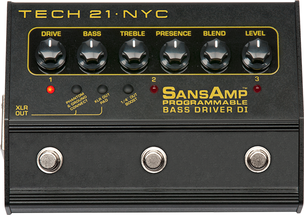 Tech 21 Sansamp Programmable Bass Driver DI – Caldwell Guitars