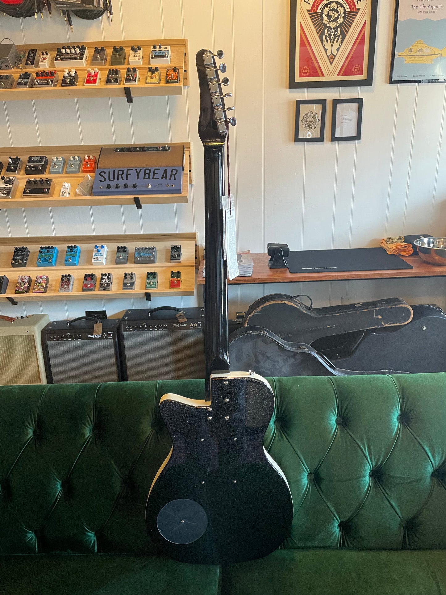 Danelectro 56 Baritone Metal Flake