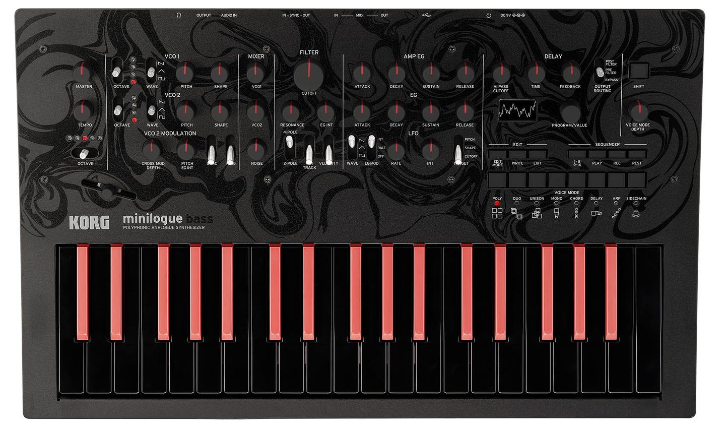 Korg Minilogue Bass Polyphonic Analog Synthesizer