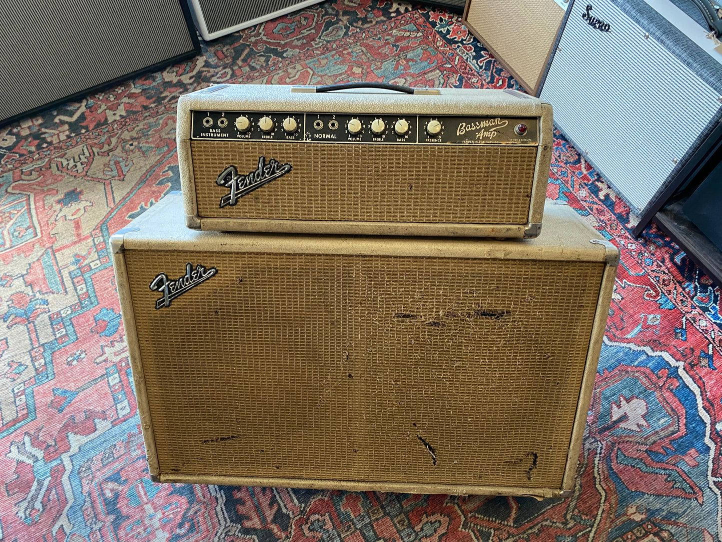 1964 Fender Bassman Amp Blonde